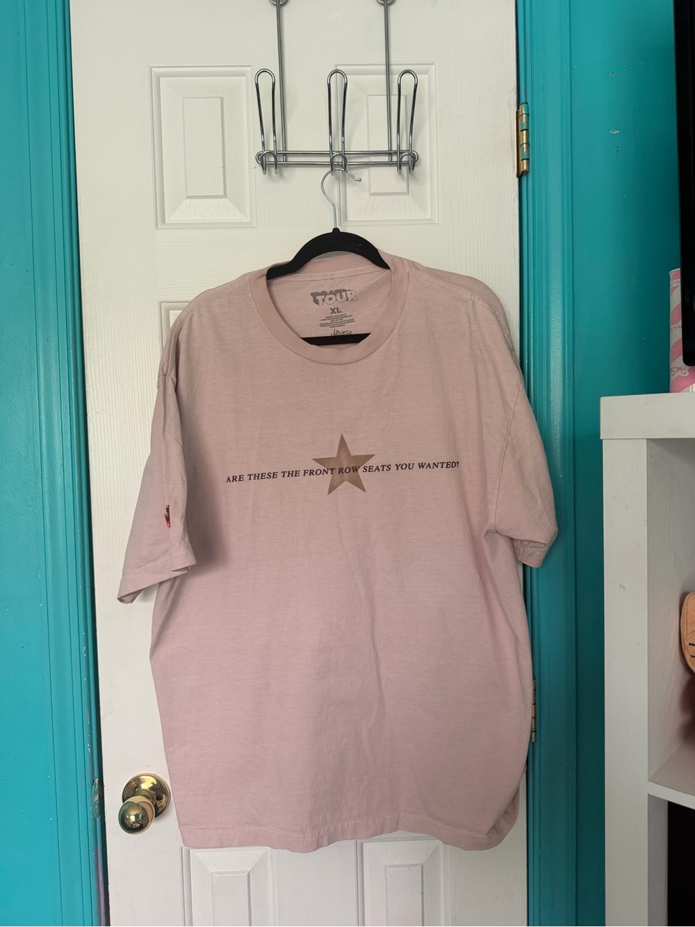 Travis Scott Dusty Pink Star Tour Tee